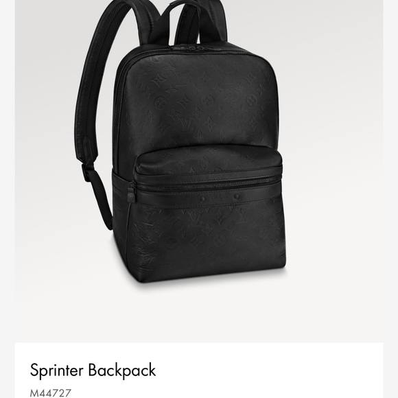 Black sprinter backpack LV never worn - Picture 1 of 8